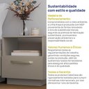 Ver imagem 5 de Mesa Cabeceira 1 Gaveta Araçá CabeCasa MadeiraOriginals