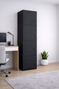 Ver imagem 3 de Armário 4 Portas Guarda Volume Locker com Chave em Mdf