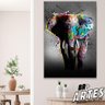 Quadro Elefante Grafite Br Artes Grande 118x78 - 2
