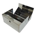 Ver imagem 7 de Porta Papel Toalha Inox Toalheiro Folhas Inter Folhadas M1i:Prateado