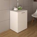 Ver imagem 6 de Escrivaninha Retrátil para Escritório Me4170 Branco Tecnomobili