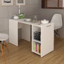 Ver imagem 5 de Escrivaninha Retrátil para Escritório Me4170 Branco Tecnomobili