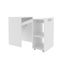 Ver mais imagens de Escrivaninha Retrátil para Escritório Me4170 Branco Tecnomobili