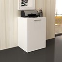Ver imagem 4 de Escrivaninha Retrátil para Escritório Me4170 Branco Tecnomobili