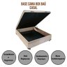 Base Cama Box Bau Articulado Casal 1,88x1,38x0,40 Suede e Bege - 3