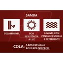 Ver imagem 6 de Papel de Parede Casual Tradicional Geométrico Samba Finottato - Rolo de 10m