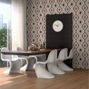 Ver imagem 3 de Papel de Parede Casual Tradicional Geométrico Samba Finottato - Rolo de 10m