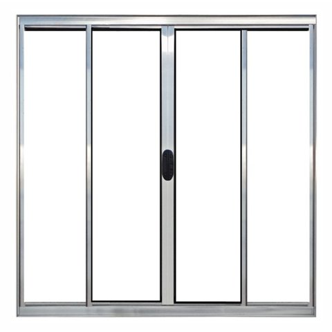 Janela de Alumínio Brilhante Vitro de Correr 4 Folhas Sem Grade CMC Modular - 2.00 (L) X 1.20 (A)