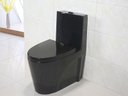Ver imagem 3 de Vaso Sanitário Monobloco Completo - Caixa Acolpada com Assento Cor Preto