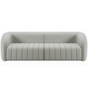 Ver imagem 2 de Kit Sofá 5 Lugares para Sala 332cm com 01 Poltrona Lazio M03 Veludo Creme - Lyam Decor