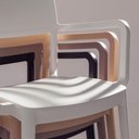 Ver imagem 6 de Cadeira Plástica com Braços Camurça Tramontina Marta Cozinha Área Gourmet Sala