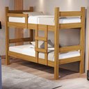 Ver imagem 7 de Beliche Solteiro Mdf 199x95 Cm Leticia Nature Decmade