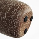 Ver imagem 5 de Vaso Oval Decorativo com Pintura Craquelada em Metal 15x10cm