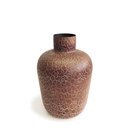 Ver imagem 1 de Vaso Oval Decorativo com Pintura Craquelada em Metal 15x10cm