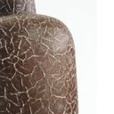 Ver imagem 4 de Vaso Oval Decorativo com Pintura Craquelada em Metal 15x10cm