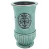 Vaso de Cerâmica Brasão Turquesa Iii - 1
