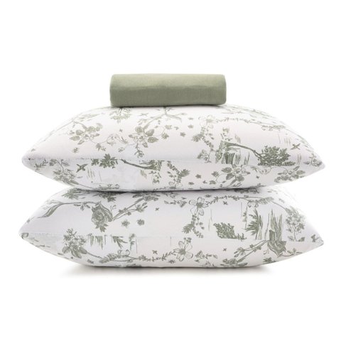 Jogo de Cama Queen 3 Peças Altenburg Malha Fio Penteado Bosque