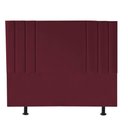Ver imagem 2 de Cabeceira Estofada Grécia 195CM King Suede Bordo - D A DECOR