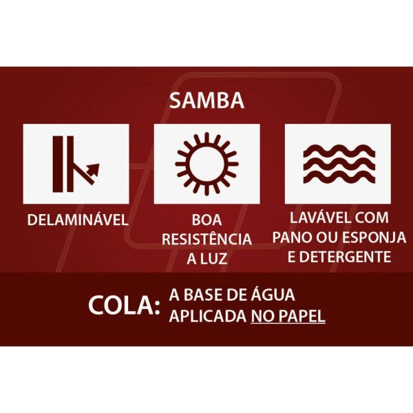 Papel de Parede Casual Tradicional Folhas Samba Finottato - Rolo de 10m - 5