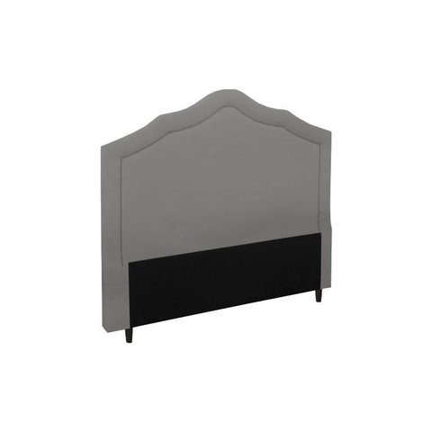 Cabeceira Irlanda New Plus King Size 1950mm Veludo Slim Chumbo - Simbal