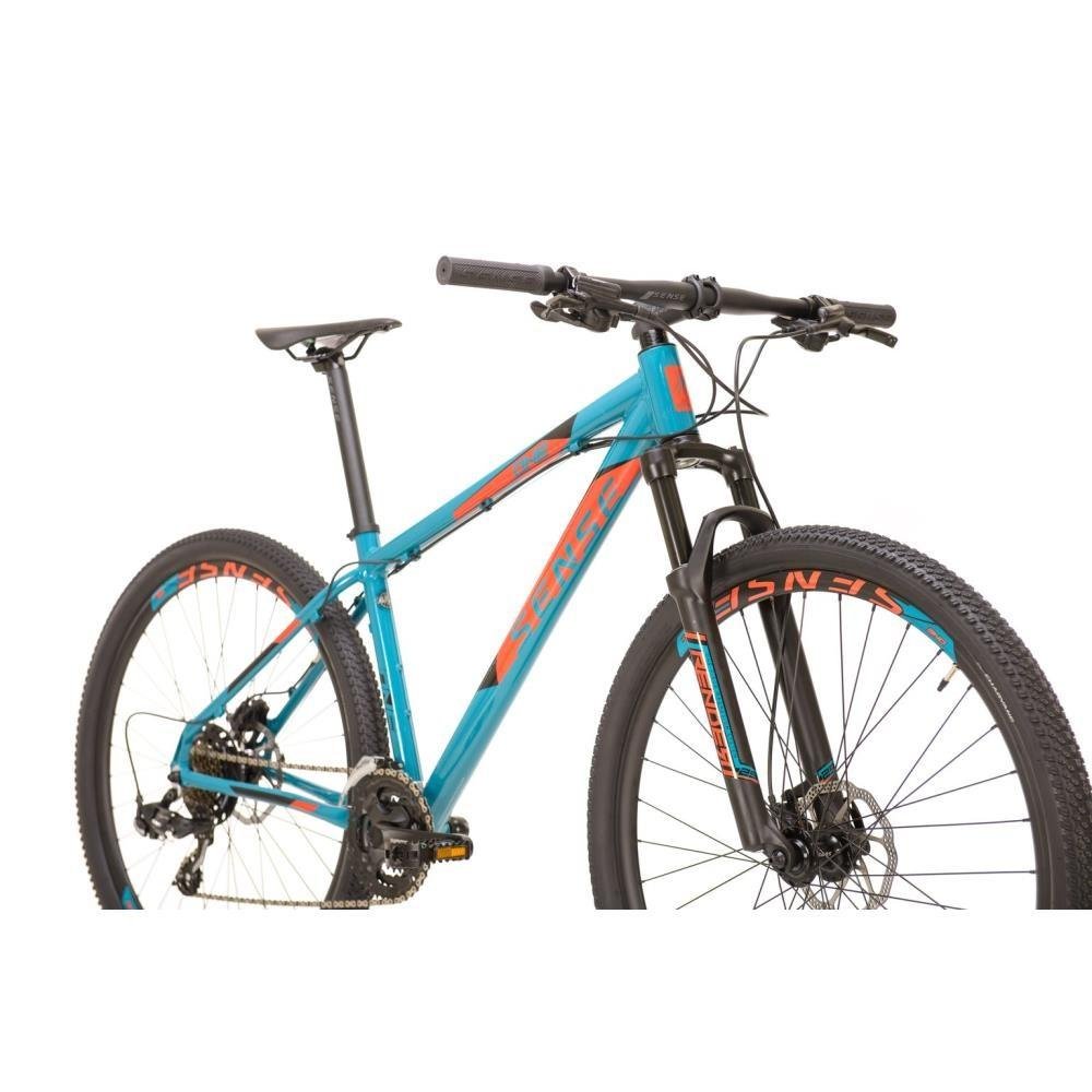Bicicleta One Aqua/Laranja Tamanho P 21v Freio Hidráulico 2021/2022 - 10