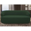 Ver imagem 2 de Sofá 3 Lugares Living Orgânico Sala de Estar 170cm Conka F05 Veludo Verde - Mpozenato