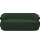 Ver imagem 5 de Sofá 3 Lugares Living Orgânico Sala de Estar 170cm Conka F05 Veludo Verde - Mpozenato