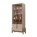Ver imagem 4 de Cristaleira Nativa 4 Portas 3 Prateleiras MDF-MDP 85cm Off White