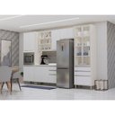 Ver imagem 2 de Cozinha Modulada Compacta 5 Peças com Vidro e Tampo Art Luciane Móveis