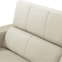 Ver mais imagens de Sofá Retrátil Reclinável para Sala 4 Lugares 290cm Bari L06 Couro Off White - Lyam Decor