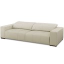 Ver imagem 5 de Sofá Retrátil Reclinável para Sala 4 Lugares 290cm Bari L06 Couro Off White - Lyam Decor