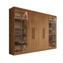 Ver imagem 3 de Guarda-Roupa Casal 8 Portas com 4 Portas Reflecta com LED Paris