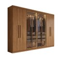 Ver imagem 6 de Guarda-Roupa Casal 8 Portas com 4 Portas Reflecta com LED Paris