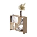 Ver imagem 1 de Estante Barcelona sem Porta 5 Prateleiras Madeira MDP 70cm Bege
