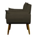 Ver imagem 4 de Kit 4 Poltronas Decorativa Sala e Quarto Opala Suede Herrero:marrom
