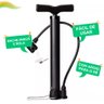 Bomba de Ar para Encher Pneu de Bicicleta e Bola com Adaptador 3 Bicos - 3