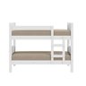 Beliche Pequim Art Panta 100% Mdf C/ Escada Vira 2 Camas P/colchão 188x88- Super Reforçada - Branco - 3