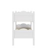 Beliche Pequim Art Panta 100% Mdf C/ Escada Vira 2 Camas P/colchão 188x88- Super Reforçada - Branco - 5
