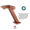 Torneira Luxo para Banheiro Requinte Rosê Fosco Concept Metais 81017 - 2