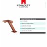 Torneira Luxo para Banheiro Requinte Rosê Fosco Concept Metais 81017 - 5