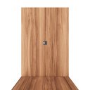 Ver imagem 3 de Mesa de Escritório e Painel de TV F5 Moderno sem Gavetas MDP 200cm Nogal com Preto F5