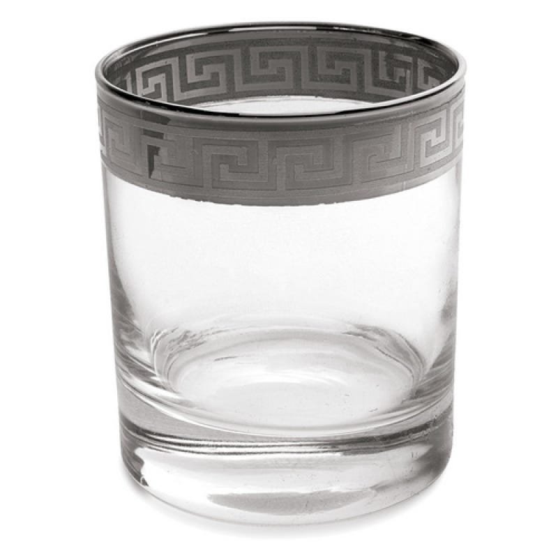 Copo de Cristal Versace Silver para Whisky - 6 Peças - 1