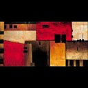 Ver imagem 1 de Quadro Decorativo On The Horizonn L Canaleta 80x40cm Tabaco
