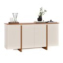 Ver imagem 2 de Buffet 4 Portas Flow Sense:offwhite/freijó