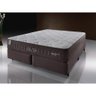 Cama Box King Marrom + Colchão Molas Ensacadas Magnético Massageador Memphis 193x203x67cm - 2
