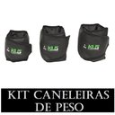 Ver imagem 1 de Kit Caneleira De Peso 3kg 4kg 5kg Fixa Velcro Kit Faixa
