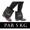 Ver imagem 2 de Kit Caneleira De Peso 3kg 4kg 5kg Fixa Velcro Kit Faixa