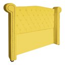 Ver imagem 2 de Cabeceira Ruby Capitone Luxo para Cama Box Casal Queen - Suede - Sv Decor: Marrom
