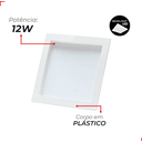 Ver imagem 4 de Painel Led Plafon Comfort Recuado Embutir 12w 4000k