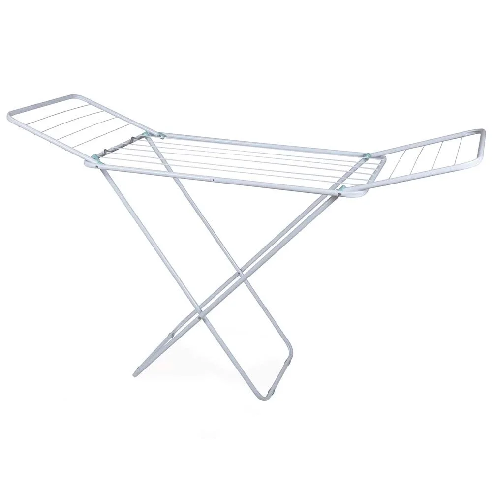 Ver imagem 1 de Varal de Chão Aço Reforçado com Abas Retrátil 10kg